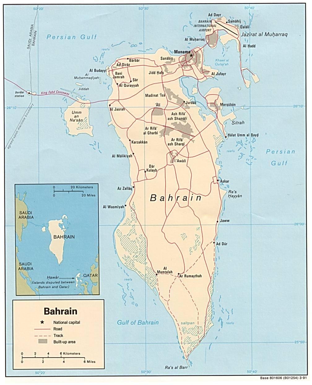 bản đồ của triển lãm đường Bahrain