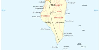 Bahrain bản đồ chính trị