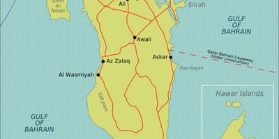Sân bay quốc tế Bahrain đậu xe bản đồ