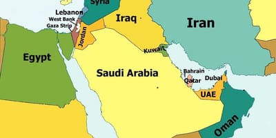 Bahrain nước trong bản đồ thế giới