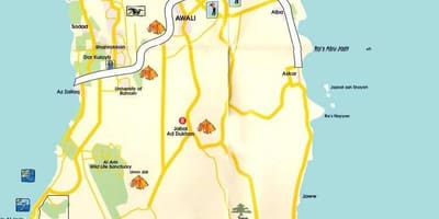Bản đồ tại Bahrain