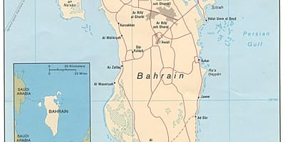Bản đồ của triển lãm đường Bahrain